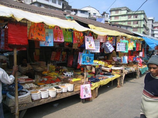 A market stall